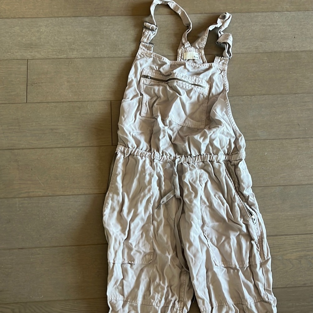 Aritzia Taupe Overalls